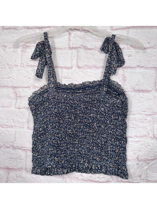 Abercrombie & Fitch Medium Floral Smocked Tank Top - Picture 5 of 6